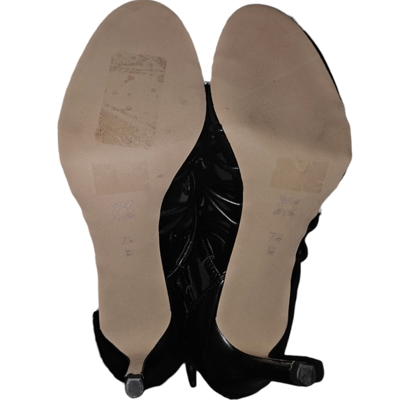 BCBGeneration Full Strap Leather Ankle Heels - Picture 3 of 5